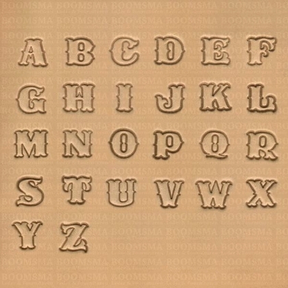 Alphabet set normal medium 18 mm (per set) - pict. 1