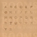 Alphabet set open face small 7 mm (1/4 inch) (per set) - pict. 1