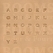 Alphabet set open face small 7 mm (1/4 inch) (per set) - pict. 1