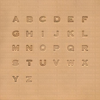 Alphabet set open face small 7 mm (1/4 inch) (per set) - pict. 1