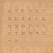 Alphabetset or numberset small alphabetset 6 á 7 mm (per set) - pict. 1