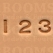 Alphabetset or numberset small numberset 6 á 7  mm (per set) - pict. 3