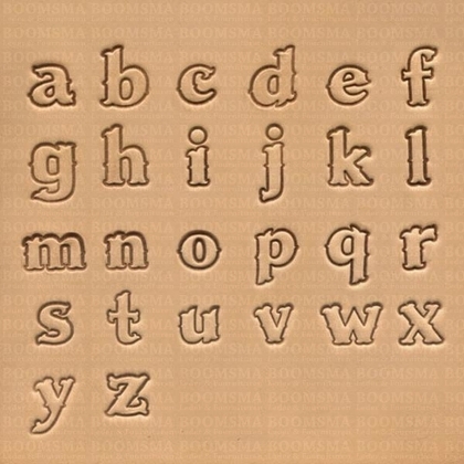 Alphabetset script lower case (no capital letters) max. size 13 × 19 mm medium (per set) - pict. 1