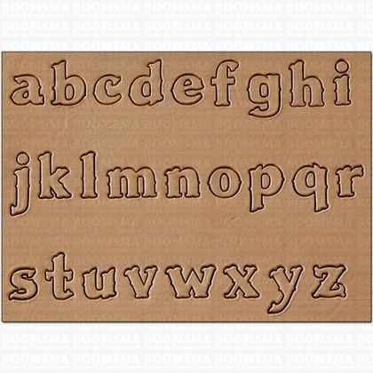 Alphabetset script lower case (no capital letters) max. size 13 × 19 mm medium (per set) - pict. 3