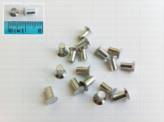 aluminium rivets for inlay 20 pieces - pict. 2