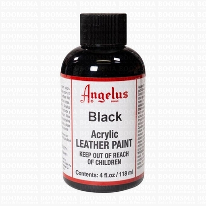 Angelus paintproducts black Acrylic leather paint (big bottle) - pict. 1