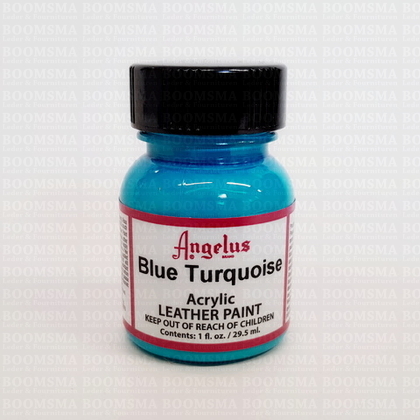 Angelus leather paint Blue Turquoise - pict. 2