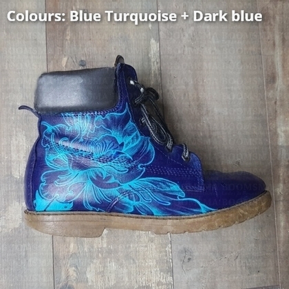 Angelus paintproducts Blue Turquoise Acrylic leather paint  - pict. 3