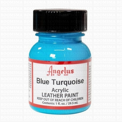 Angelus paintproducts Blue Turquoise Acrylic leather paint  - pict. 1
