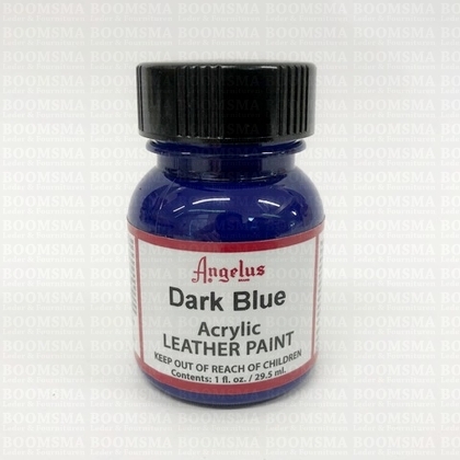 Angelus leather paint Dark Blue - pict. 2