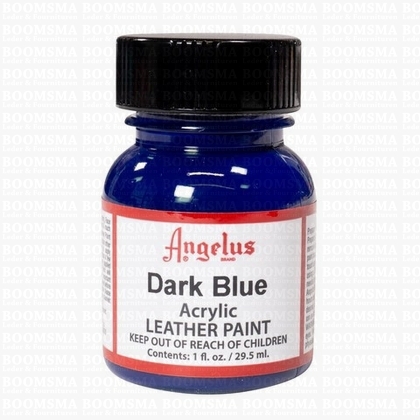 Angelus paintproducts dark blue Acrylic leather paint - pict. 1