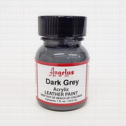 Angelus leather paint dark grey - pict. 2