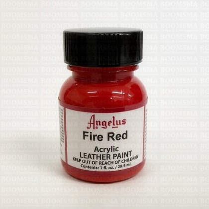 Angelus leather paint Fire red - pict. 2