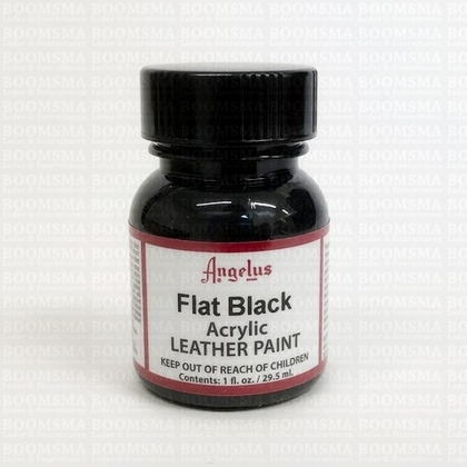 Angelus leather paint flat black - pict. 3