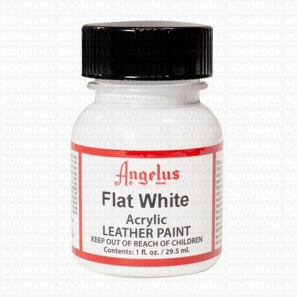 Angelus paintproducts Flat White Acrylic leather paint (Small bottle) - pict. 2