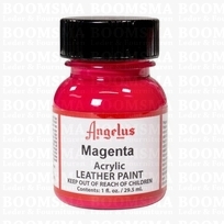 Angelus paintproducts magenta Acrylic leather paint 