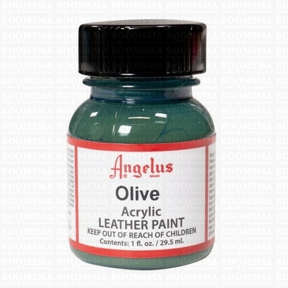 Angelus paintproducts Olive Acrylic leather paint  - pict. 1