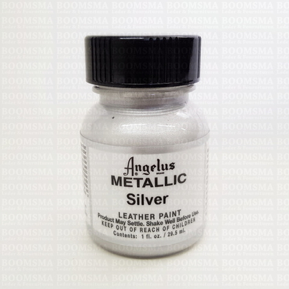 Angelus leather paint Silver - pict. 2
