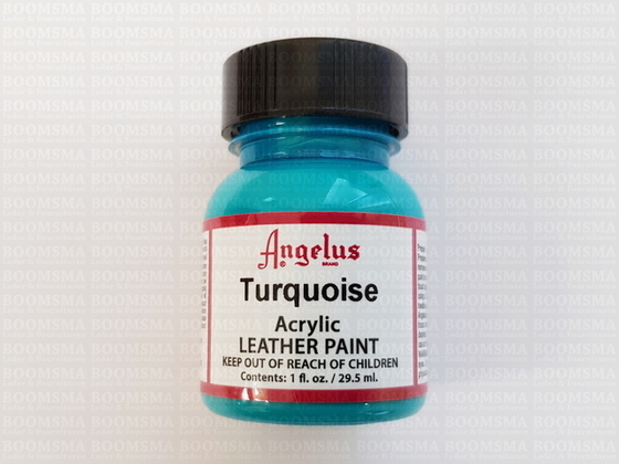 Angelus paintproducts Turquoise Acrylic leather paint  - pict. 3