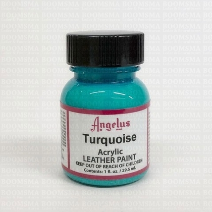 Angelus leather paint Turquoise - pict. 2