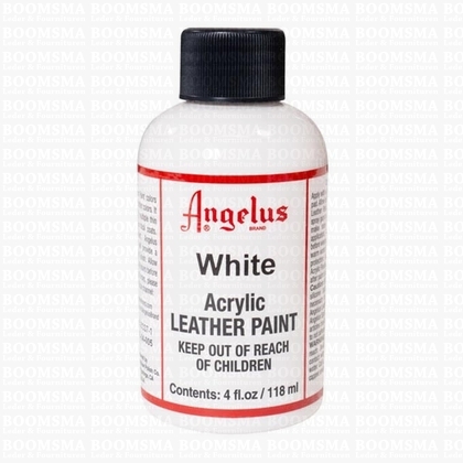 Angelus paintproducts white Acrylic leather paint (Big bottle) - pict. 1