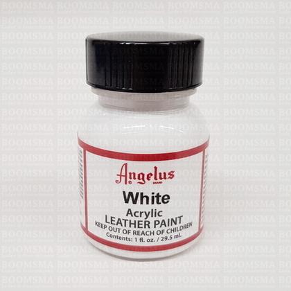 Angelus leather paint white - pict. 3