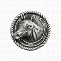Concho: Animal concho's horses head Ø 35 mm