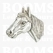 Concho: Animal concho's horses head left - pict. 1
