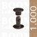 Rivets: Rivets 33 Single cap antique brass plated 33/8 per 1.000 - pict. 1