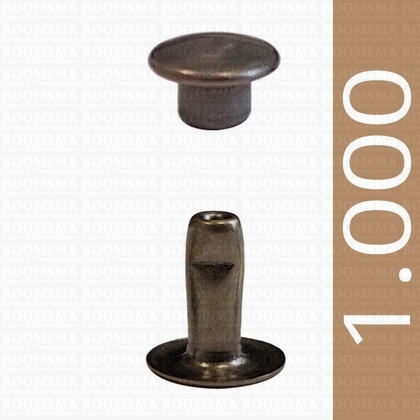 Rivets: Rivets 33 Single cap antique brass plated 33/9 per 1.000 - pict. 1