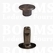 Rivets: Rivets 33 Single cap antique brass plated 33/9 per 100 - pict. 1