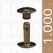 Rivets: Rivets 34 Double cap antique brass plated 34/10/2 per 1.000 - pict. 1