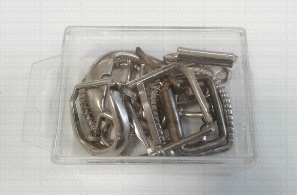 Assortment Buckles small and large 10 pieces - pict. 1