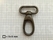 Bag swivel snap deluxe oval large antique brass plated belt 30 mm, length 58 mm  (ea) - pict. 2