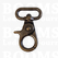 Bag Trigger snap deluxe antique brass plated belt 20 mm, length 47 mm (ea) - pict. 1