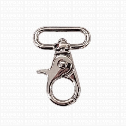 Bag Trigger snap deluxe silver belt 25 mm, length 47 mm (ea) - pict. 1