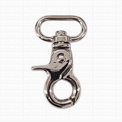 Bag Trigger snap deluxe silver belt 25 mm, length 55 mm (ea) - pict. 1