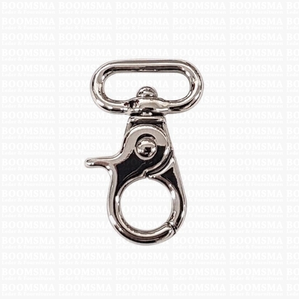 Bag Trigger snap deluxe silver belt 20 mm, length 47 mm - pict. 1