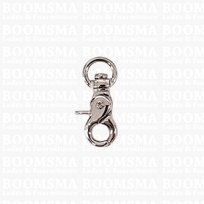 Bag Trigger snap deluxe silver belt 8 a 9 mm, length 32 mm (ea)