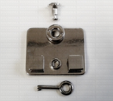 Bagclasps OP=OP 4,8 x 4,0 cm per stuk colour: nickel - pict. 3