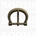 Belt buckle 25 mm antique brass plated 25 mm - pict. 1