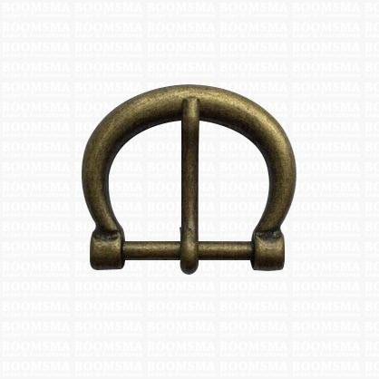 Belt buckle 25 mm antique brass plated 25 mm - pict. 1