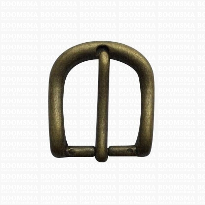 Belt buckle 25 mm antique brass plated 25 mm  - pict. 1