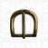 Belt buckle 30 mm antique brass plated 30 mm  - pict. 1