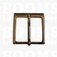 Belt buckle 30 mm antique brass plated 30 mm  - pict. 1