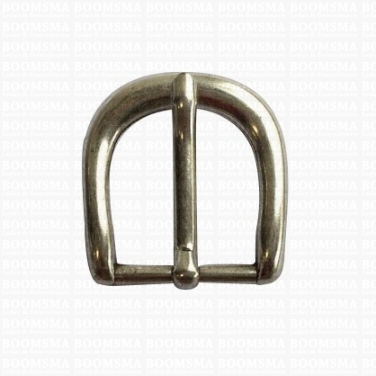 Belt buckle 30 mm antique/mat silver  30 mm  - pict. 1