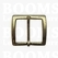 Belt buckle 35 mm antique brass plated 35 mm (ea) - pict. 1
