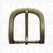 Belt buckle 35 mm antique brass plated 35 mm (ea) - pict. 1