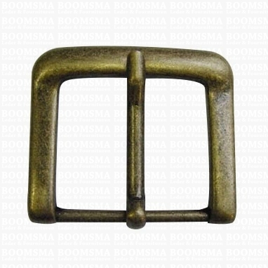 Belt buckle 40 mm antique brass plated 40 mm (19) - pict. 1