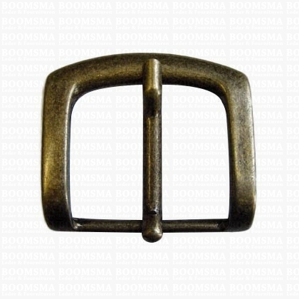 Belt buckle 40 mm antique brass plated 40 mm (16) - pict. 1